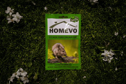 HOMEVO SOARECI SOBOLANI 70G Produs Natural - Alunga Fara sa Omoare - Bicarbonat si Atractant Parmezan