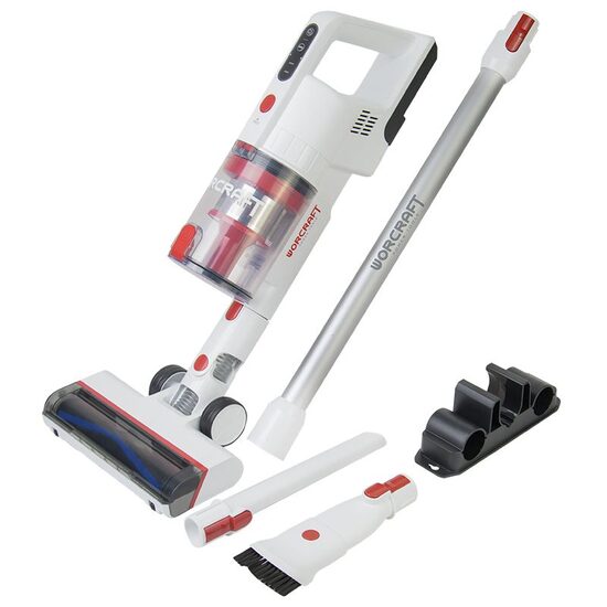 Aspirator vertical pentru casa si masina, 20V Li-ion (acumulator neinclus), 1.2 L, filtru HEPA, Worcraft
