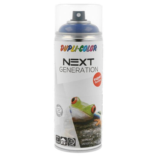 Vopsea spray decorativa DUPLI-COLOR Next, RAL 5002 albastru ultramarin lucios, 400ml
