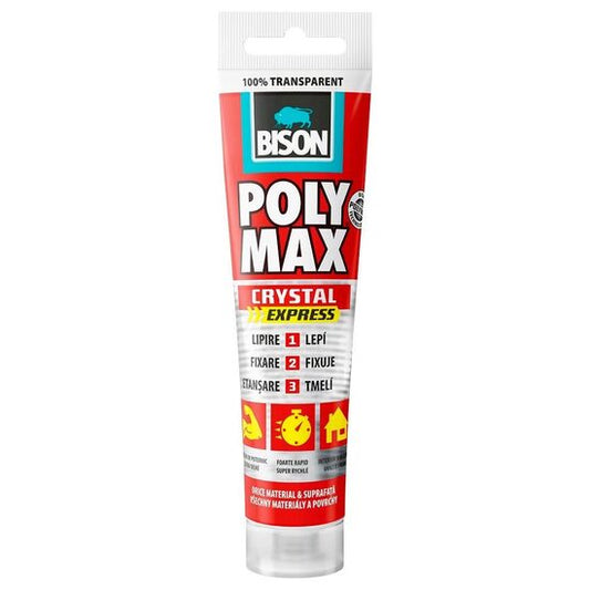 Adeziv si etanseizant, 115 g, Bison Poly Max Crystal Express