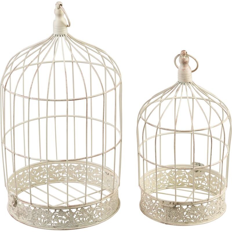 Set 2 colivii decorative pentru pasari, decoratiune gradina, MagicHome