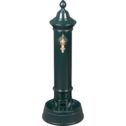 Masca robinet de gradina, aluminiu, verde, 29x25x74 cm, Strend Pro