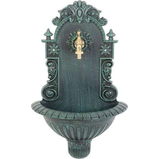 Chiuveta de gradina, aluminiu, verde, 37x19x61 cm, Strend Pro