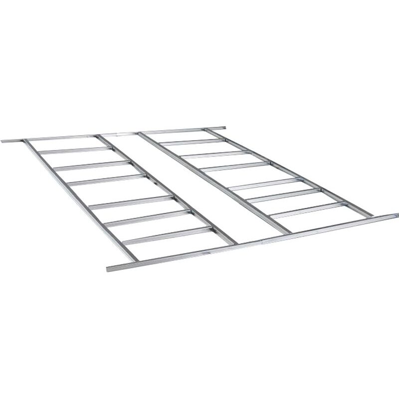 Structura metalica pentru baza casuta/magazie/sopron de gradina 2172939, 295x285 cm, Strend Pro
