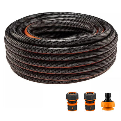 Furtun de gradina, 6 straturi, antirasucire, cu 2 cuple si adaptor, 3/4", 30 m, NEO