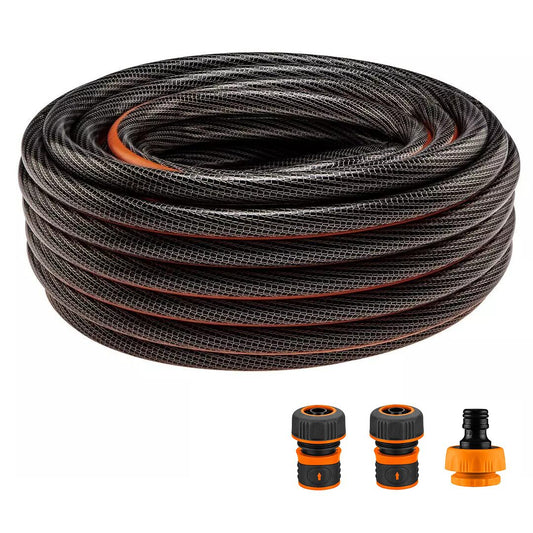 Furtun de gradina, 6 straturi, antirasucire, cu 2 cuple si adaptor, 3/4", 30 m, NEO