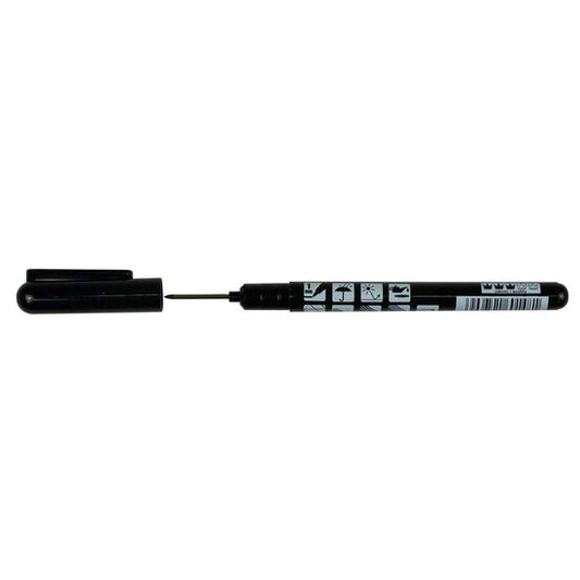 Marker permanent, 1 mm, negru, subtire, cu varf lung, Richmann