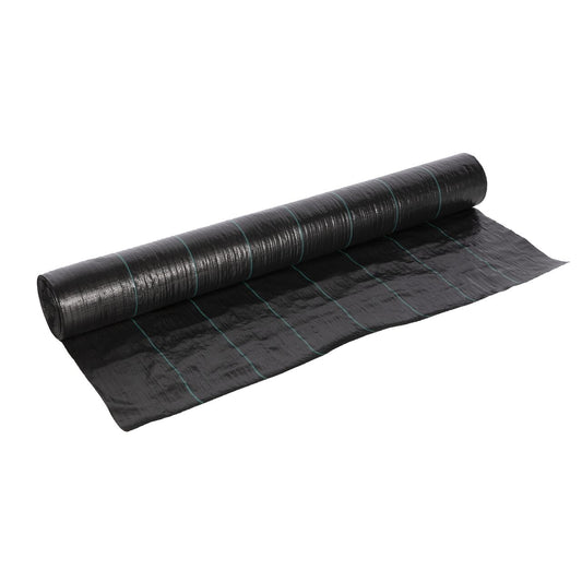 Folie antiburuieni, polietilena, tesuta, neagra, 100 g/m2, 1.2x100 m, Micul Fermier
