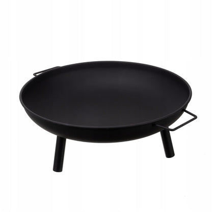 Vatra de foc, pentru gradina, metal, negru, 58x23 cm, Kaminer