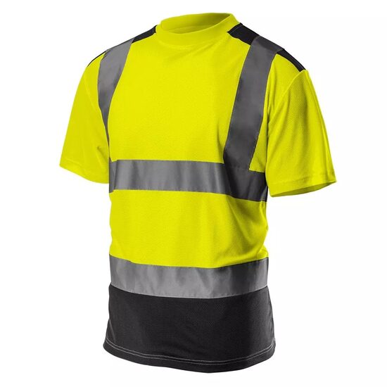 Tricou de lucru, reflectorizant, galben, model Visibility, marimea M/50