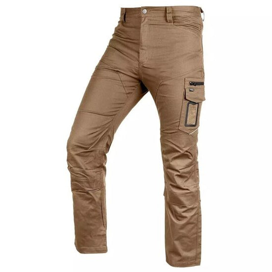 Pantaloni de lucru, bumbac si poliester, model Mix&Match, maro, marimea L/52, NEO