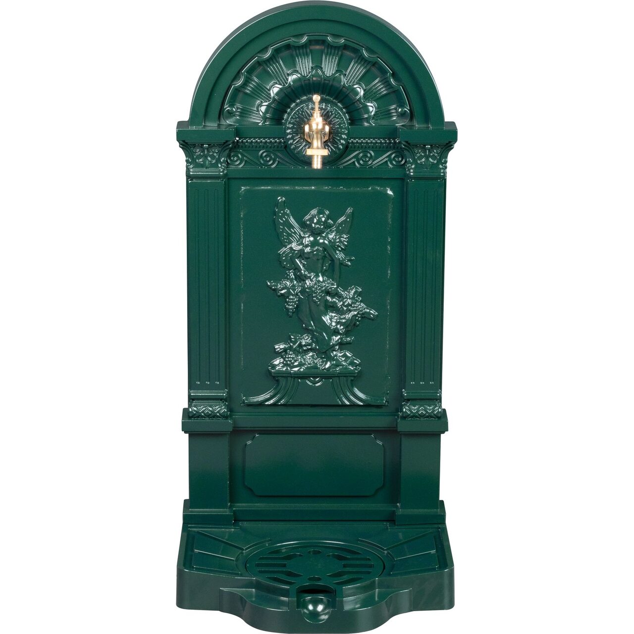 Chiuveta de gradina, aluminiu, verde inchis, 40x35x83 cm, Strend Pro