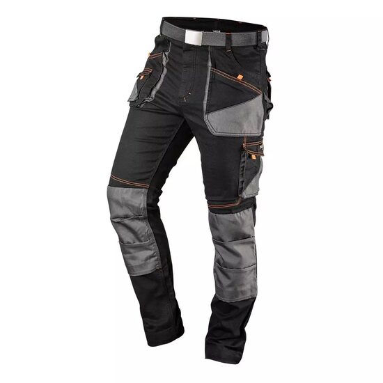 Pantaloni de lucru slim fit, cu curea, model HD, marimea XXL/56, NEO