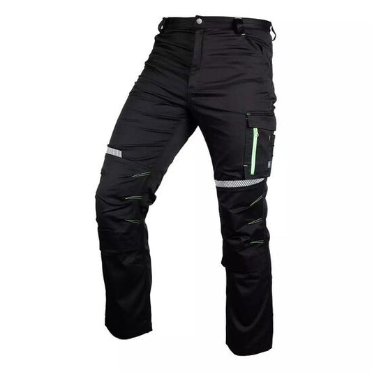 Pantaloni de lucru, bumbac, poliester, intariri genunchi, model Mix&Match, negru, marimea M/50