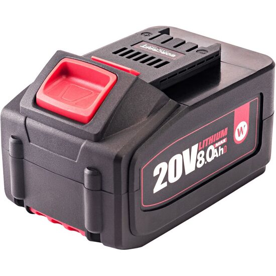 Acumulator 20 V, 8 Ah Li-ion, incarcare rapida, Worcraft