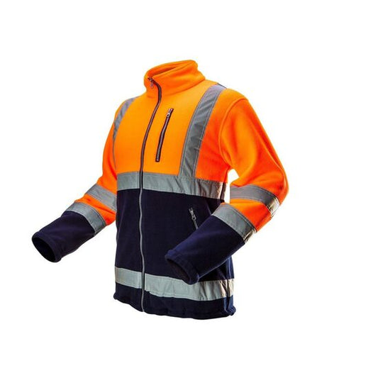 Geaca de lucru, reflectorizanta, lana polara, portocaliu, model Visibility, marimea S/48, NEO