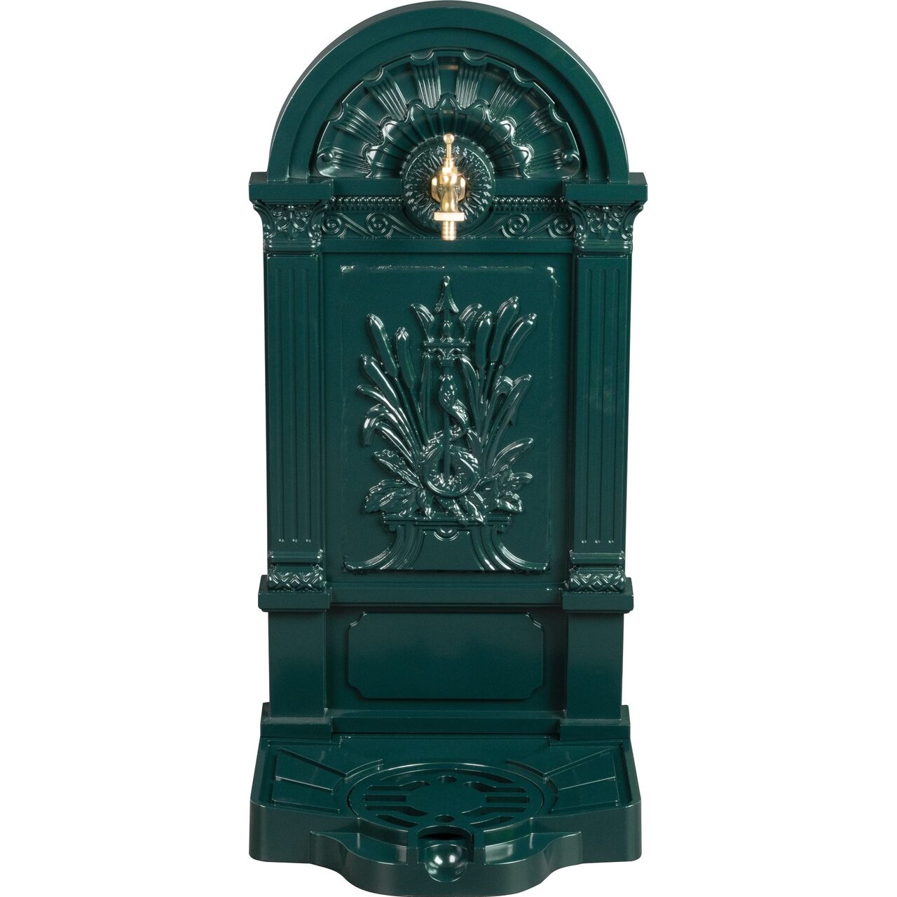 Chiuveta de gradina, aluminiu, verde inchis, 39x32x80 cm, Strend Pro