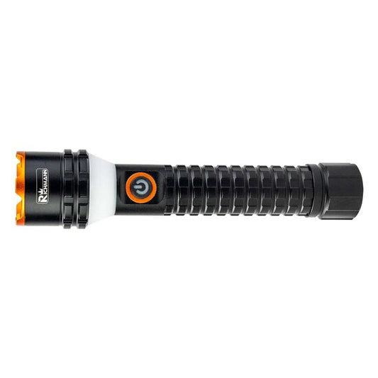 Lanterna aluminiu, cu acumulator, 6x1W LED + 8xSMD LED, USB-C, 1000 lm, 100 m, Richmann Exclusive