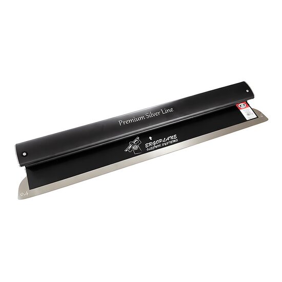Gletiera profesionala, maner aluminiu, lama inox 0.4 mm, Premium Silver, Medium Flex, 100 cm, Ergoplane, Olejnik
