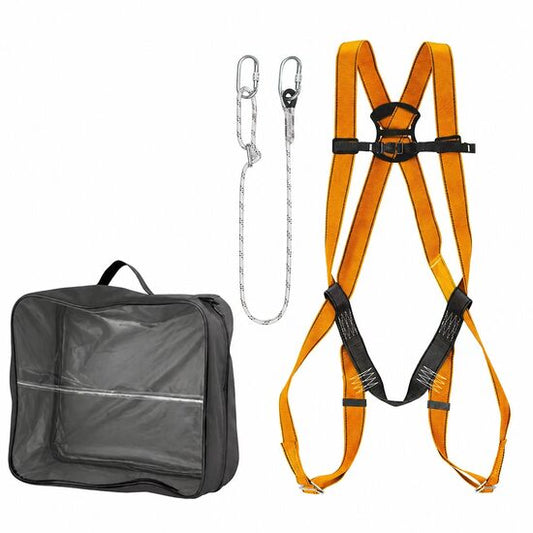Kit pentru lucrul la inaltime cu ham P 01S, centura de siguranta 2 m, geanta, M-XL, NEO