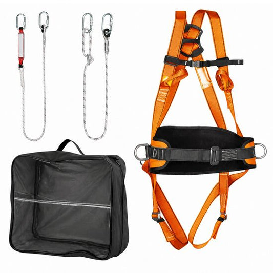 Kit pentru lucrul la inaltime cu ham P 05, centura de siguranta 2 m, amortizor, geanta, M-XL, NEO