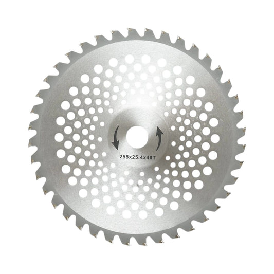 Disc circular vidia pentru motocoasa/trimmer, Thor, 255x25.4 mm, 40 dinti