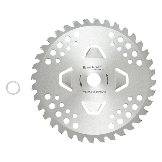 Disc circular vidia pentru motocoasa/trimmer, Breckner Germany, 230x25.4 mm, 36 dinti