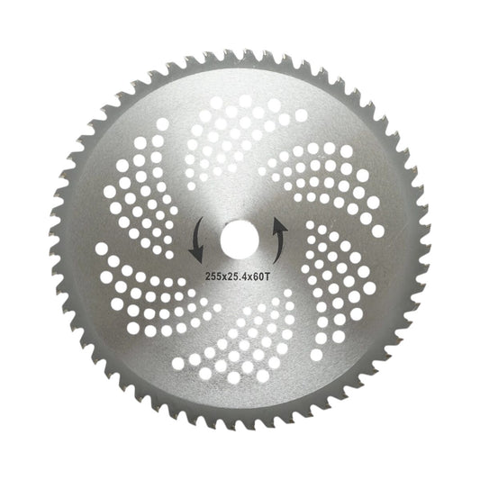 Disc circular vidia pentru motocoasa/trimmer, Thor, 255x25.4 mm, 60 dinti