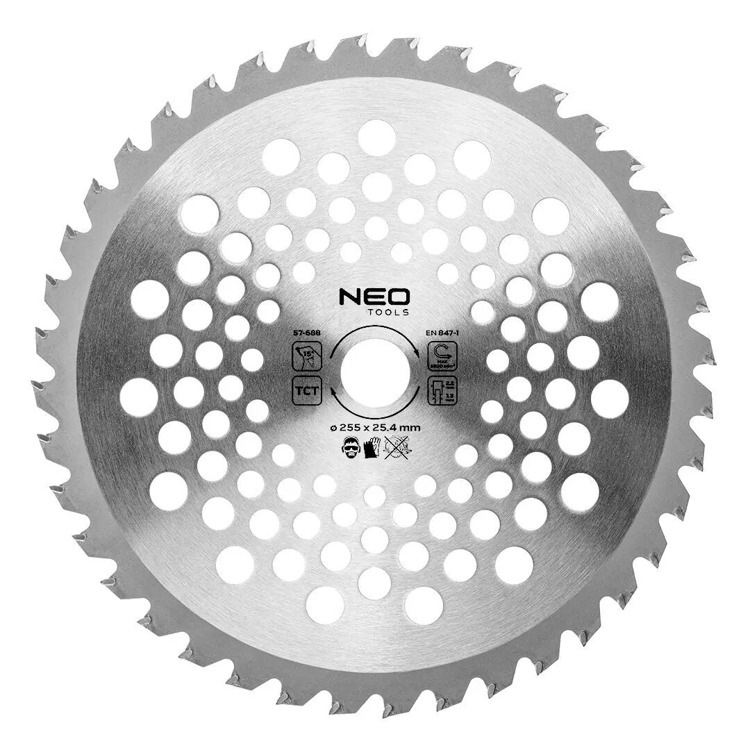 Disc circular vidia pentru motocoasa/trimmer, Graphite, 255x25.4 mm, 40 dinti
