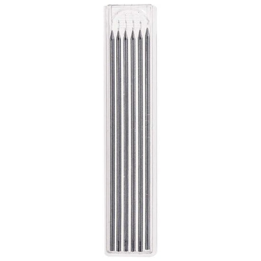 Mine de rezerva pentru creion tamplar, mecanic, HB, set 6 buc, negru, Richmann Exclusive