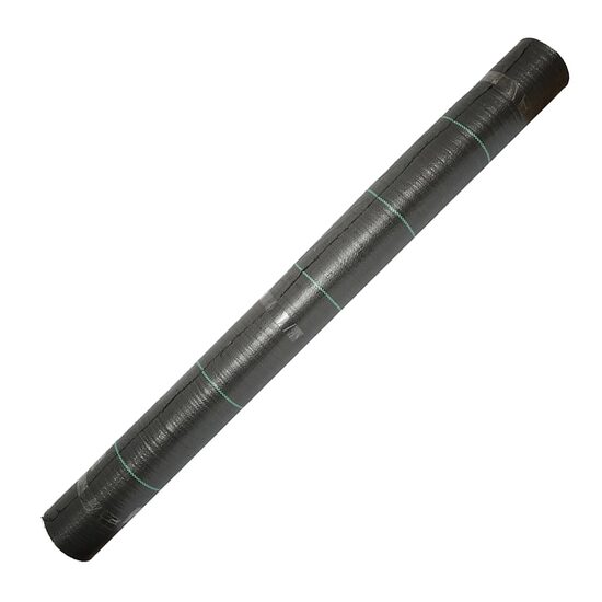 Folie antiburuieni, polipropilena, tesuta, neagra, 100 g/m2, 1.5x100 m, Breckner Germany