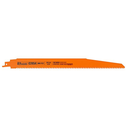 Panza, lama, fierastrau tip sabie, pentru lemn, beton, HM-TCT, 300 mm, 6 TPI, Richmann Exclusive