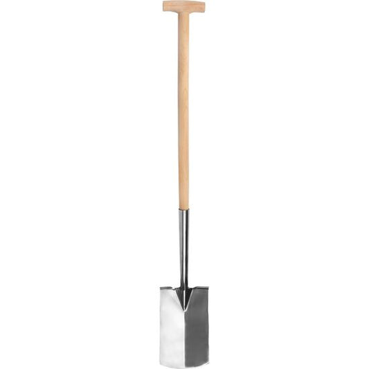 Harlet, cazma, drept, inox, coada lemn, 55x18x118 cm, Strend Pro Premium