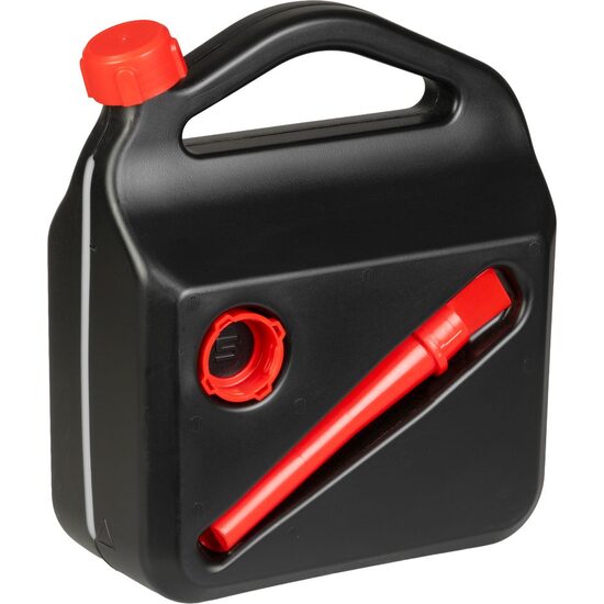 Canistra combustibil, plastic, negru, 5 L, Strend Pro