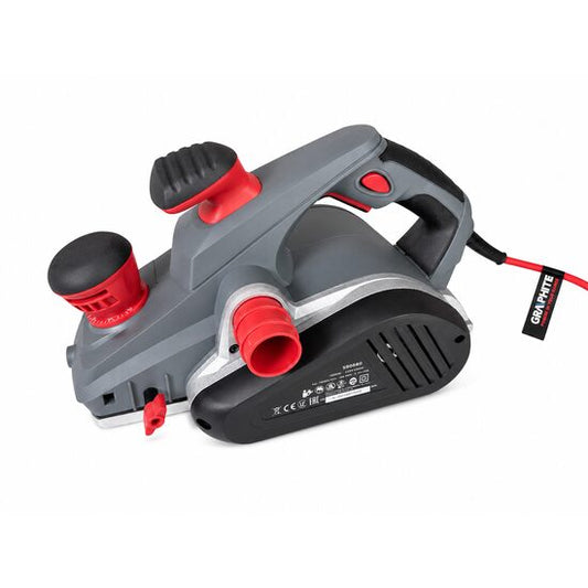 Rindea electrica, profesionala, pentru tamplarie, rindeluit grinzi, scanduri si lemn masiv, 1300 W, 110 mm / 3.5 mm, 16000 rpm, Graphite