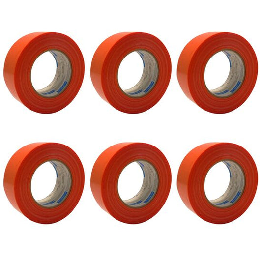 Set 6 benzi mascare pentru suprafete rugoase, portocalii, 48 mm x 50 m, tencuieli exterioare