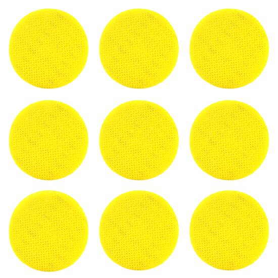 Set 9 discuri abrazive perforate pe baza de flizelina pentru girafa, 225 mm, granulatie P120, prindere velcro, fara praf, Multi Pad