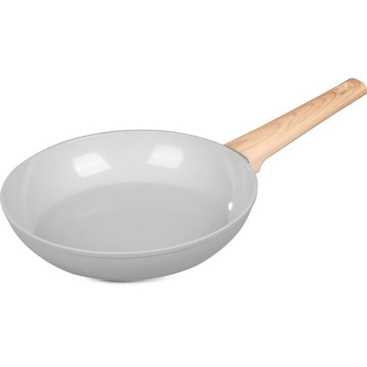 Tigaie ceramica cu maner lemn, rotunda, 26 cm, MagicHome Harmony