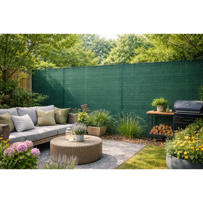 Plasa de umbrire, HDPE, 140 g/mp, grad de umbrire 85%, verde, 1.5x10 m
