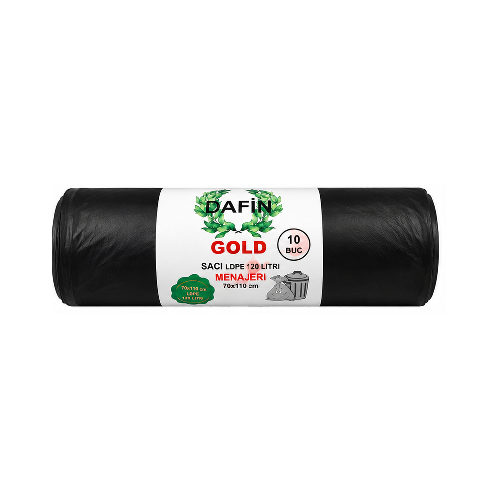 dafin-saci-menaj-ldpe-120l-10buc-rola-70x110cm-gold-50503