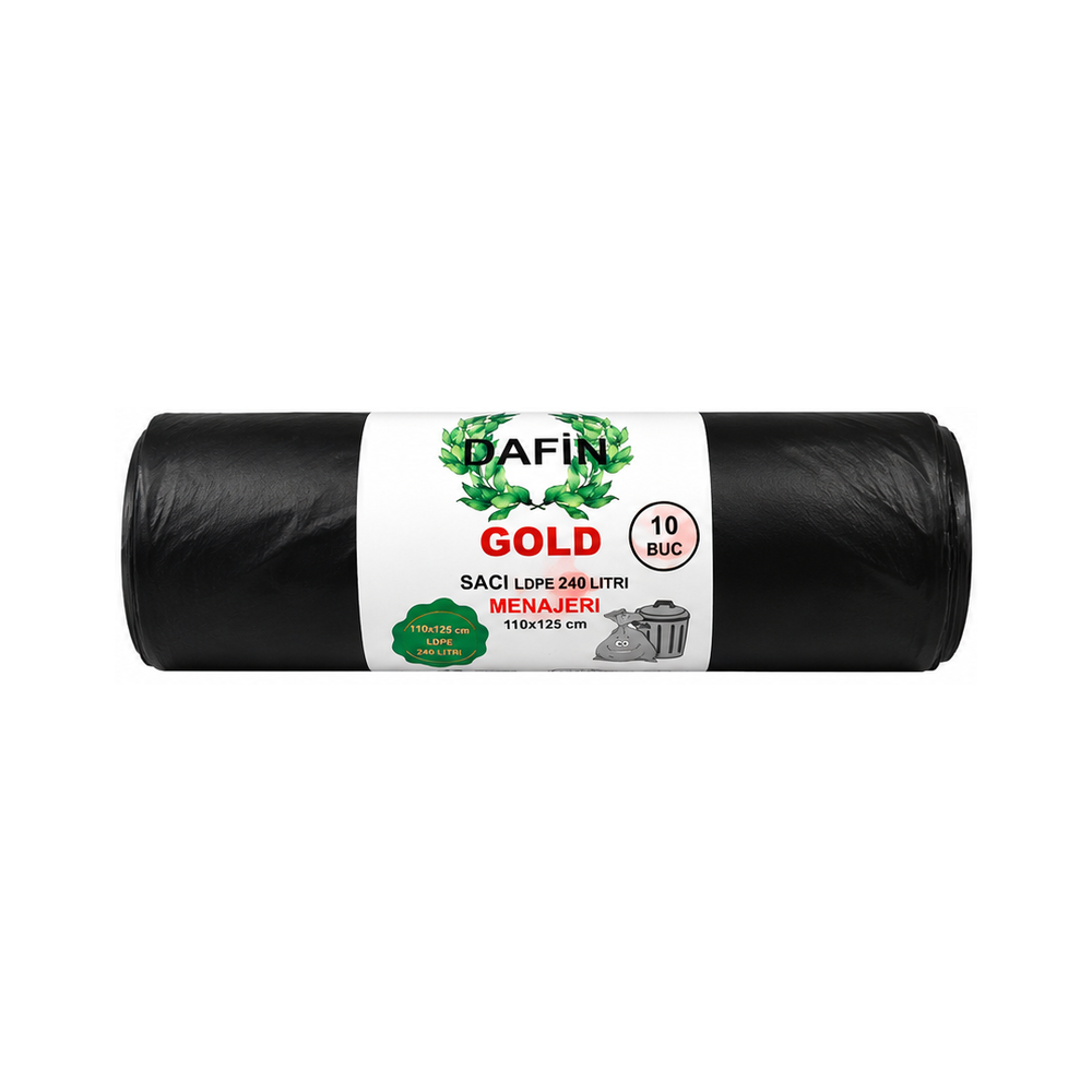 dafin-saci-menaj-ldpe-240l-10buc-rola-110x125cm-gold-50504