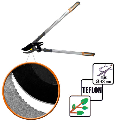Foarfeca crengi maner aluminiu, otel japonez SK5, teflon, 76 cm, Richmann Exclusive