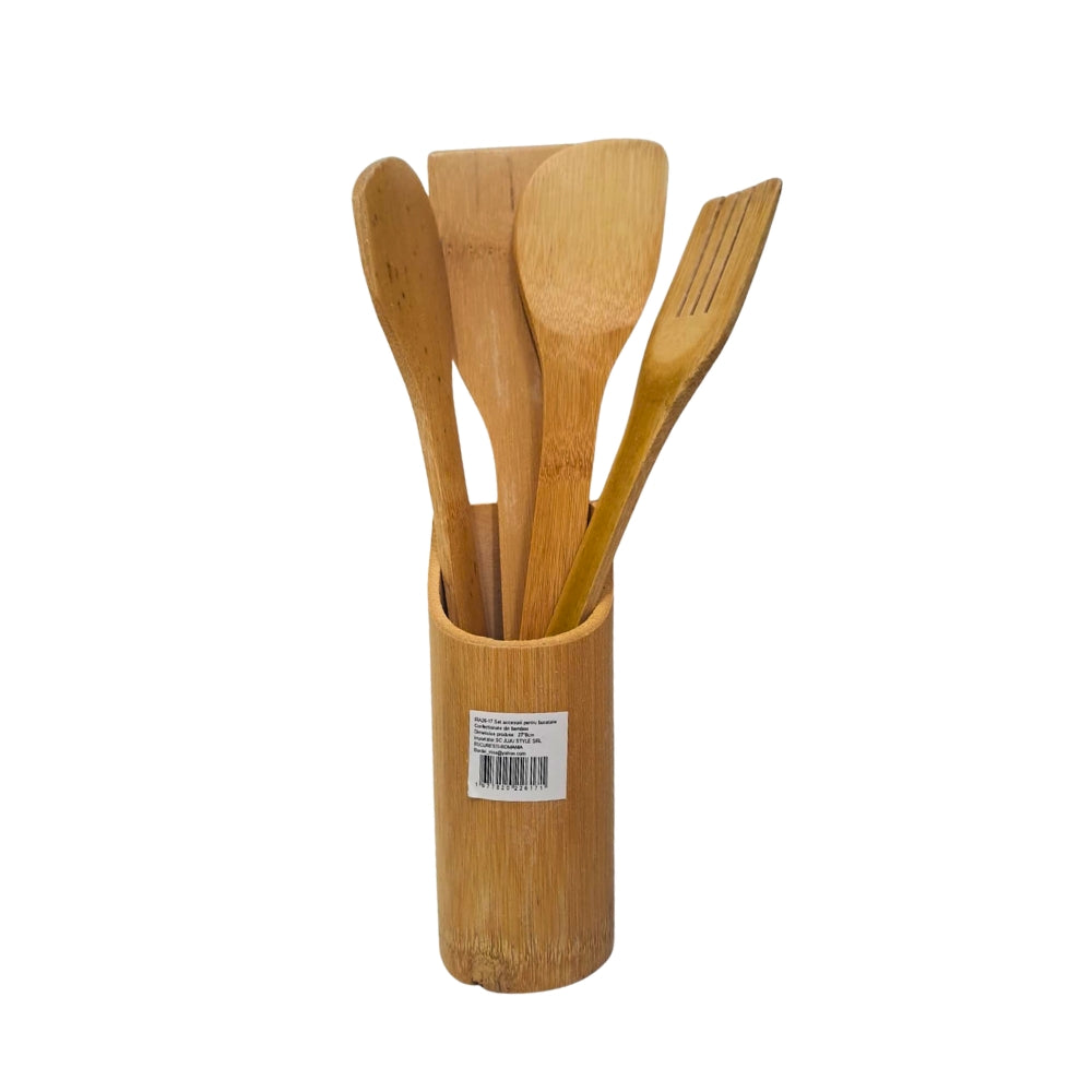kmt-style-set-ustensile-bucatarie-lemn-4pcs-suport-rotund-70114-53377