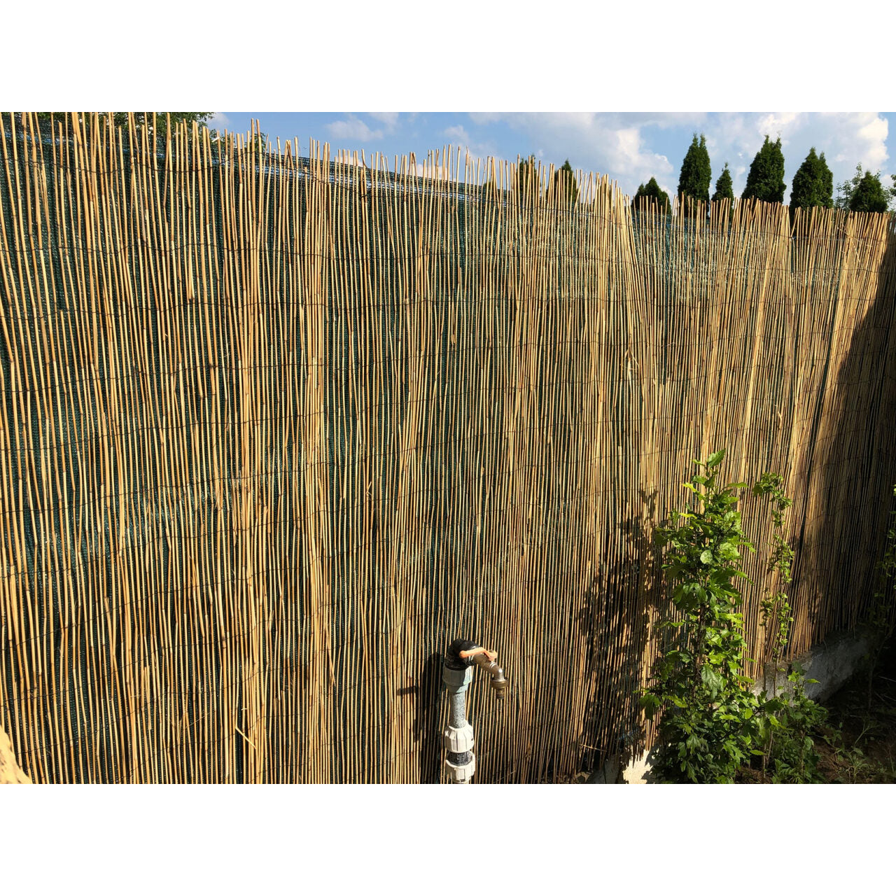 Set 2 trestii, 1.5x5 m + Plasa umbrire 85 g/mp, 10x1.5 m