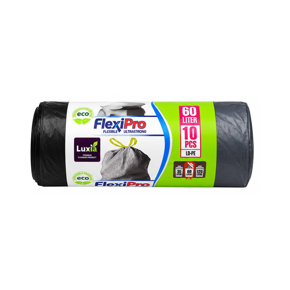 luxia-saci-menaj-flexipro-silver-60l-10buc-cu-snur-67427