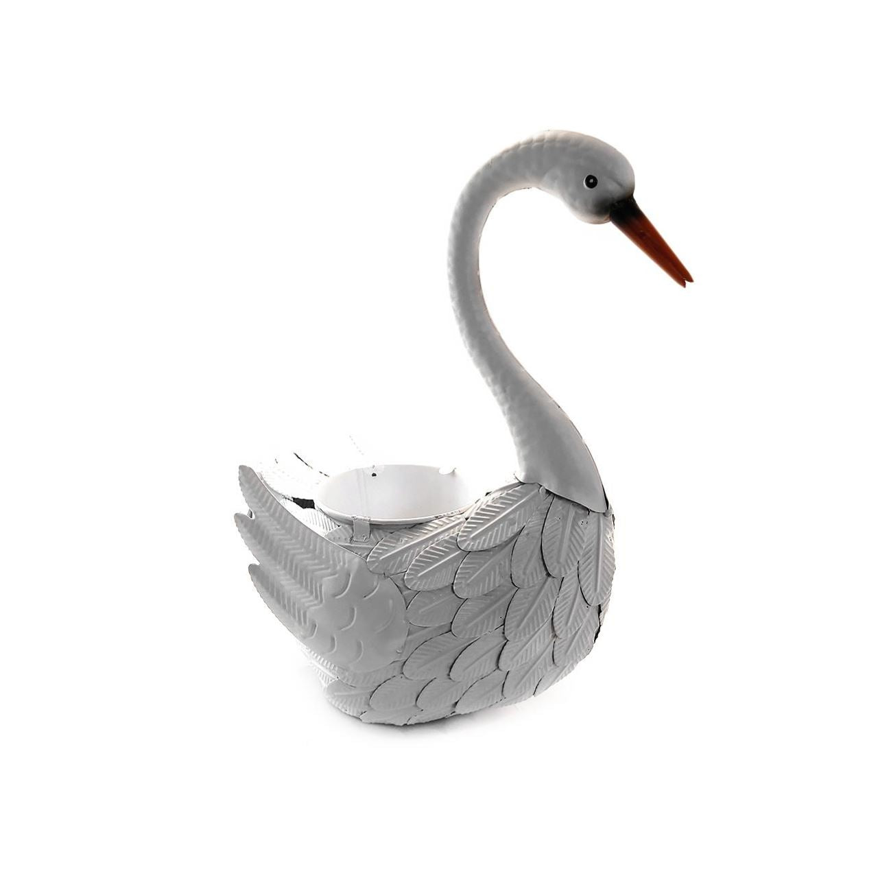 Decoratiune gradina, metalica, gasca, 35x18x43 cm