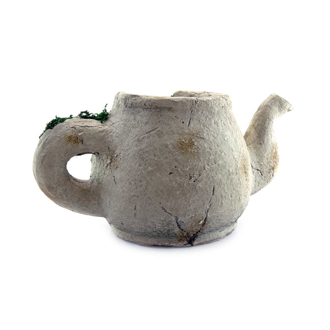 Decoratiune gradina, ceramica, ulcior cu ghiveci, 40x23.5x20.5 cm