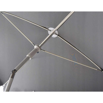 Umbrela balcon/terasa, Jumi, cu manivela, antracit, 220x130x240 cm