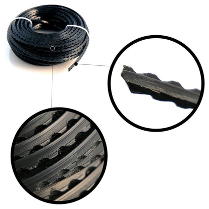 Fir rezerva motocoasa, trimmer, cu dinti, 3 mm x 15 m, Richmann Exclusive