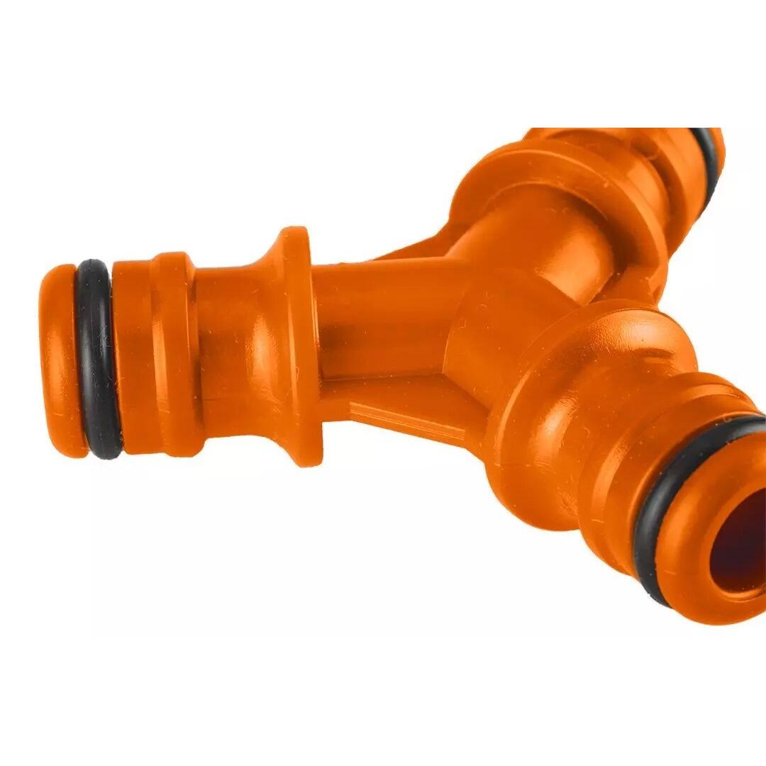 Adaptor, cuplaj rapid, 3 directii, bimaterial, 1/2"-3/4", NEO